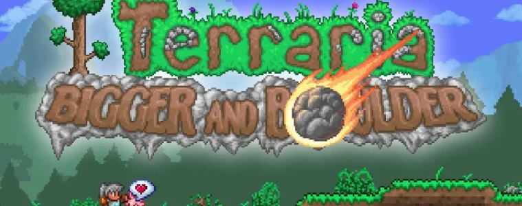 Terraria 1.4.5 Bigger and Boulder update