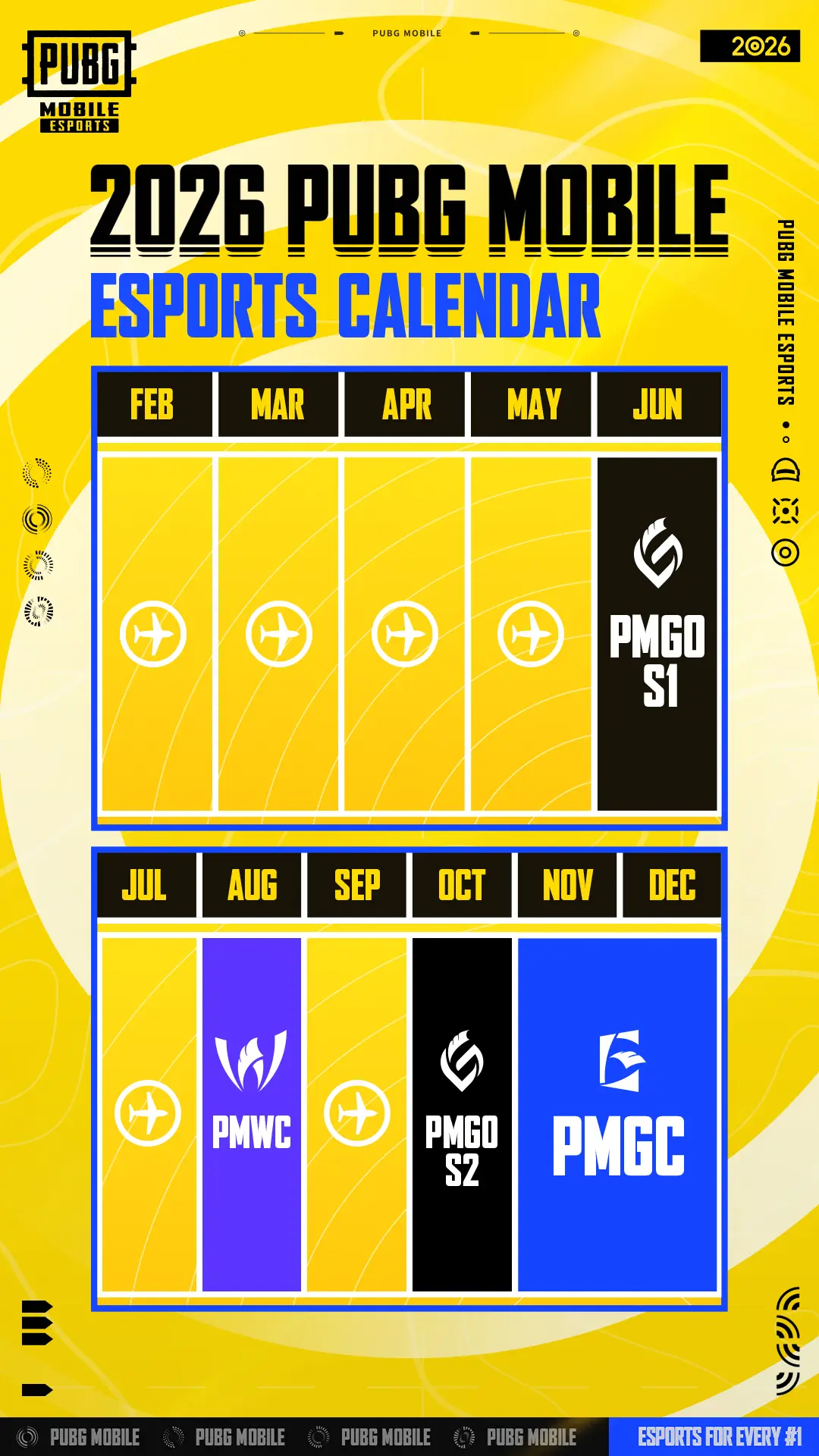 PUBG MOBILE Esports 2026 roadmap