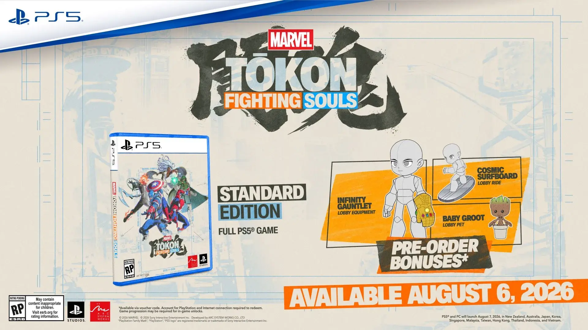 MARVEL Tokon Fighting Souls release date