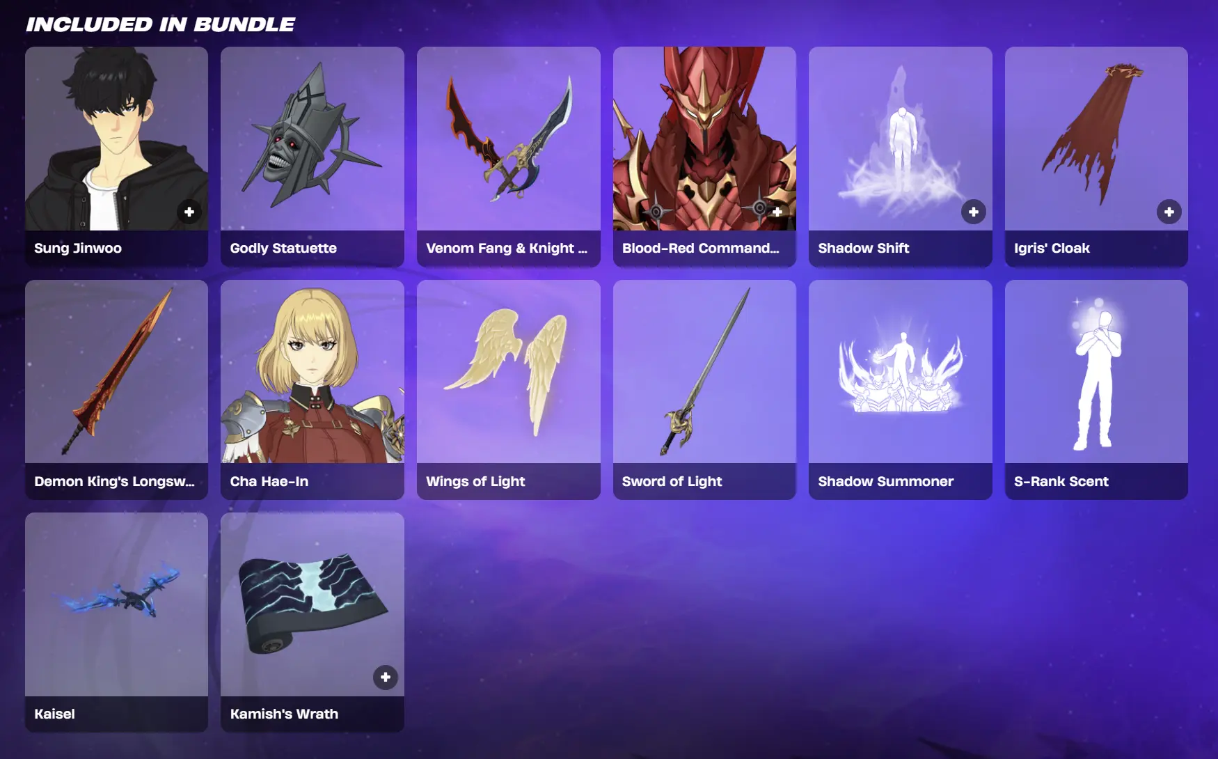 Fortnite Solo Leveling: ARISE