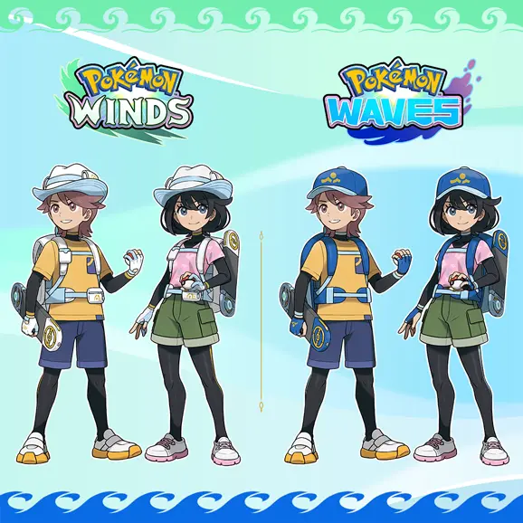 Pokemon Winds and Waves Characters