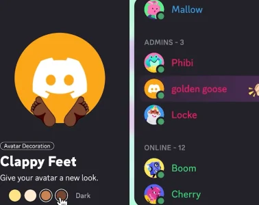 Discord Clappy Feet avatar decoration