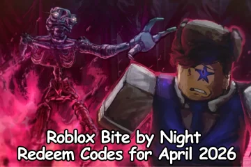 Roblox Bite by Night codes April
