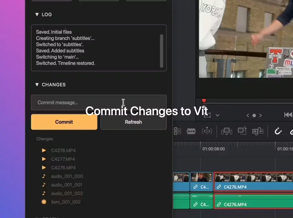 Vit GitHub for video editing