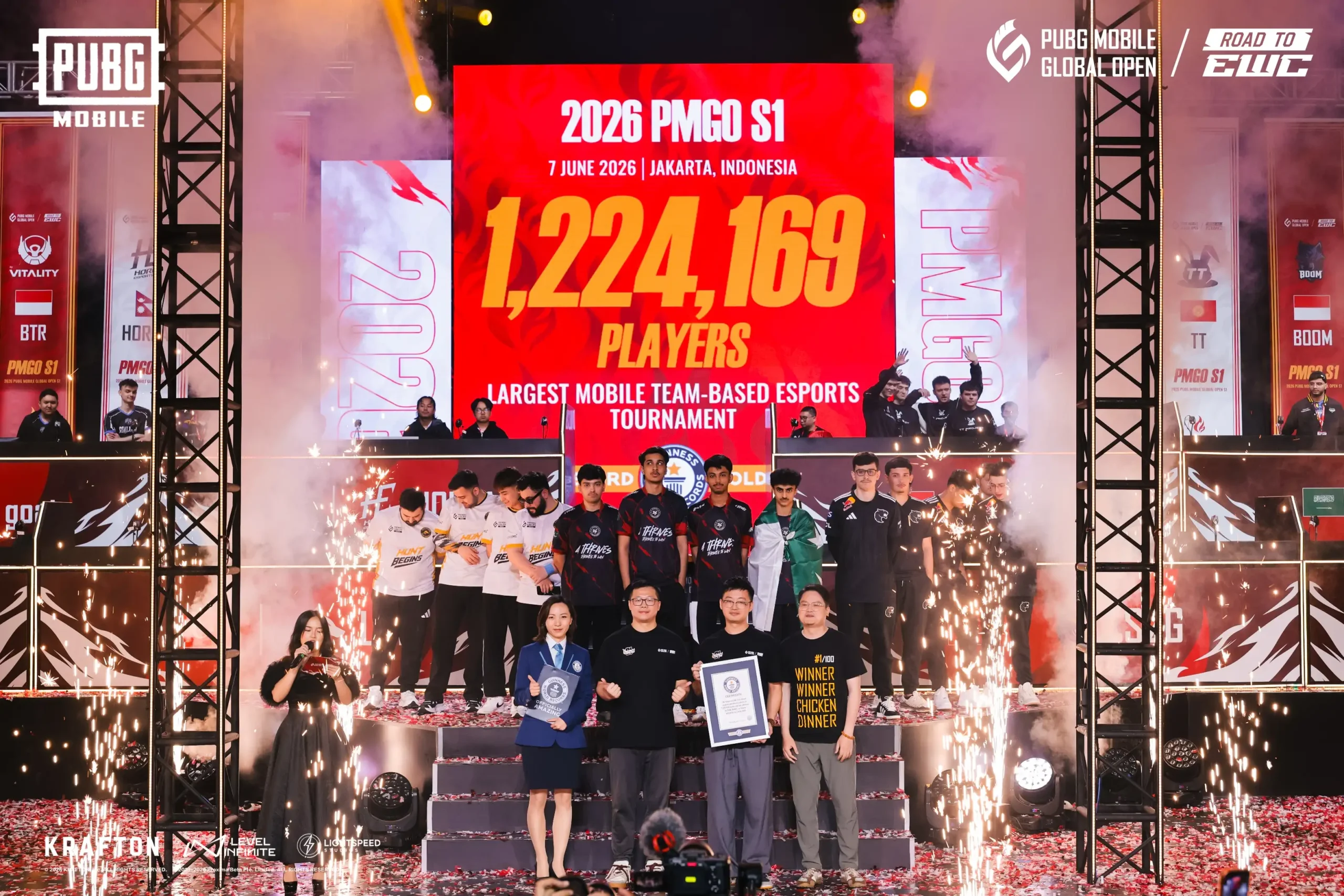 PUBG Mobile Global Open Season 1 Guinness world record