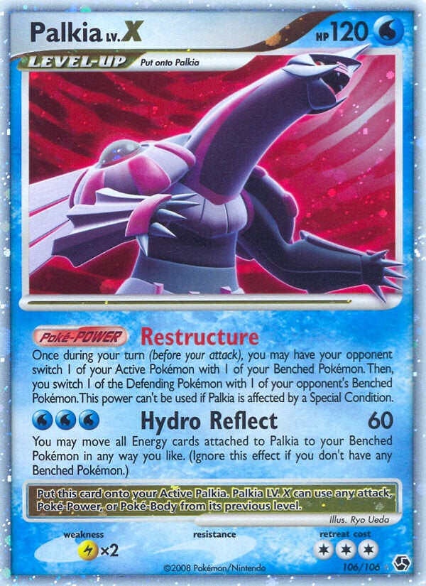 Palkia LV.X Great Encounters Pokemon TCG 30th Celebration