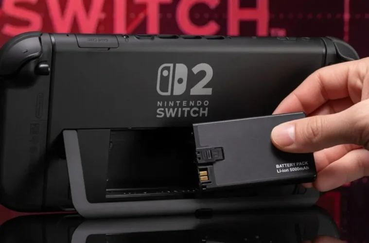 Nintendo Switch 2 EU revision replaceable battery