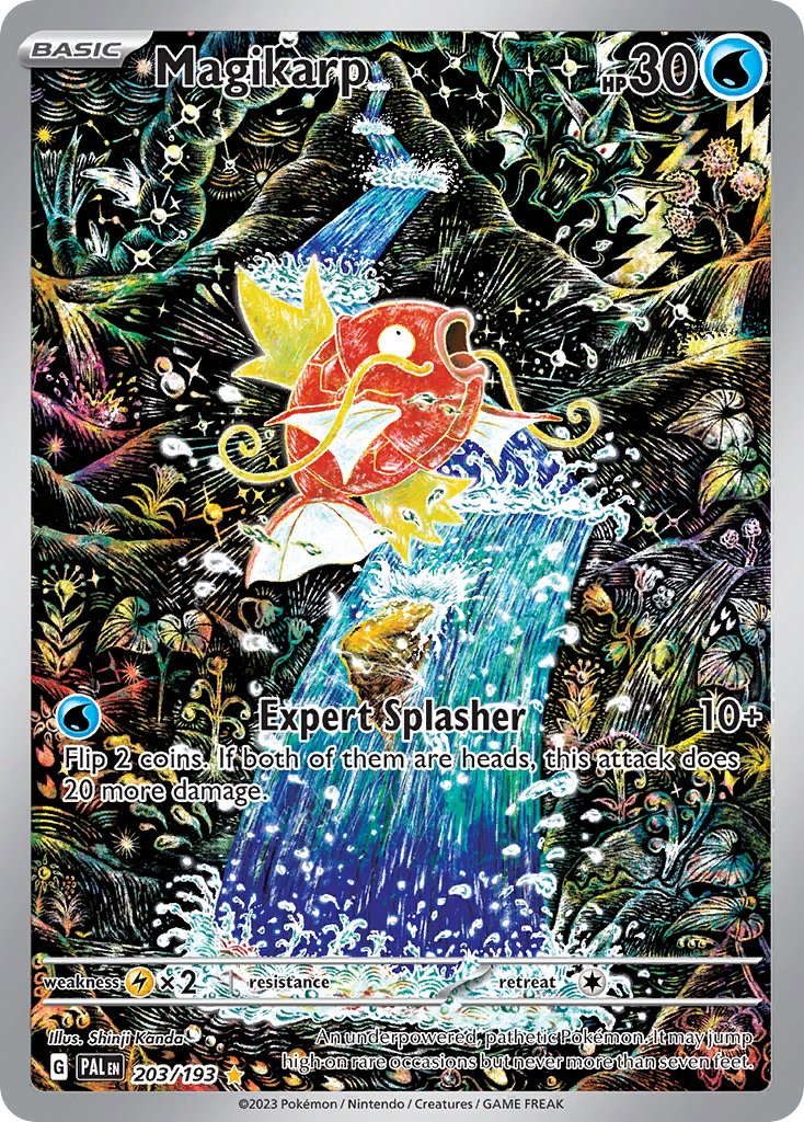Magikarp Paldea Evolved Pokemon TCG 30th Celebration