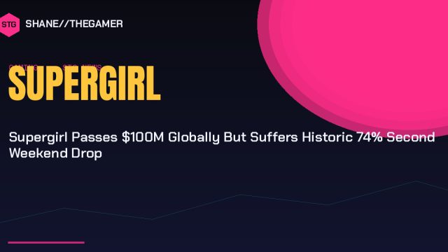 Supergirl Passes $100M Globally But Suffers Historic 74% Second Weekend Drop